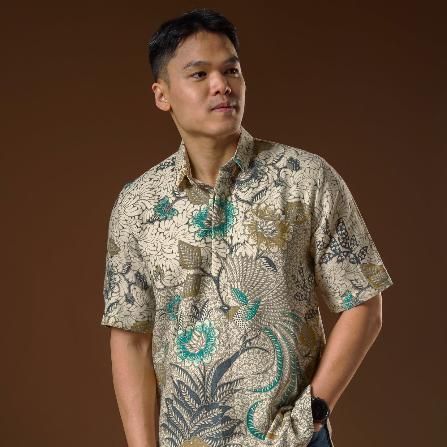 Wasih - Mandalas Kemeja Batik Pria Premium Lengan Pendek