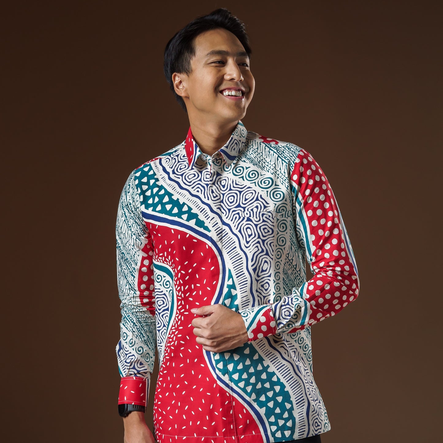 Pana - Mandalas Kemeja Batik Pria Premium Lengan Panjang