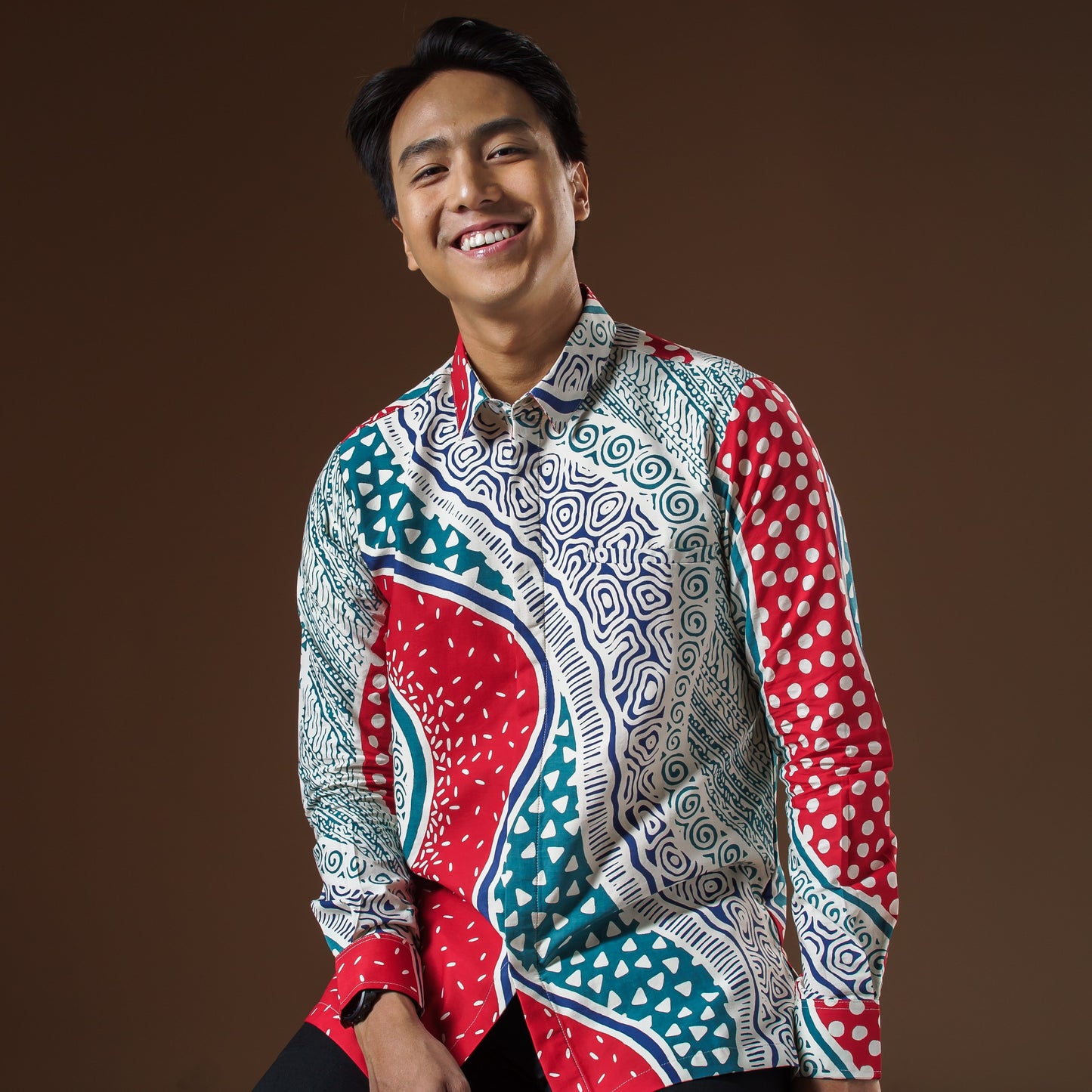 Pana - Mandalas Kemeja Batik Pria Premium Lengan Panjang