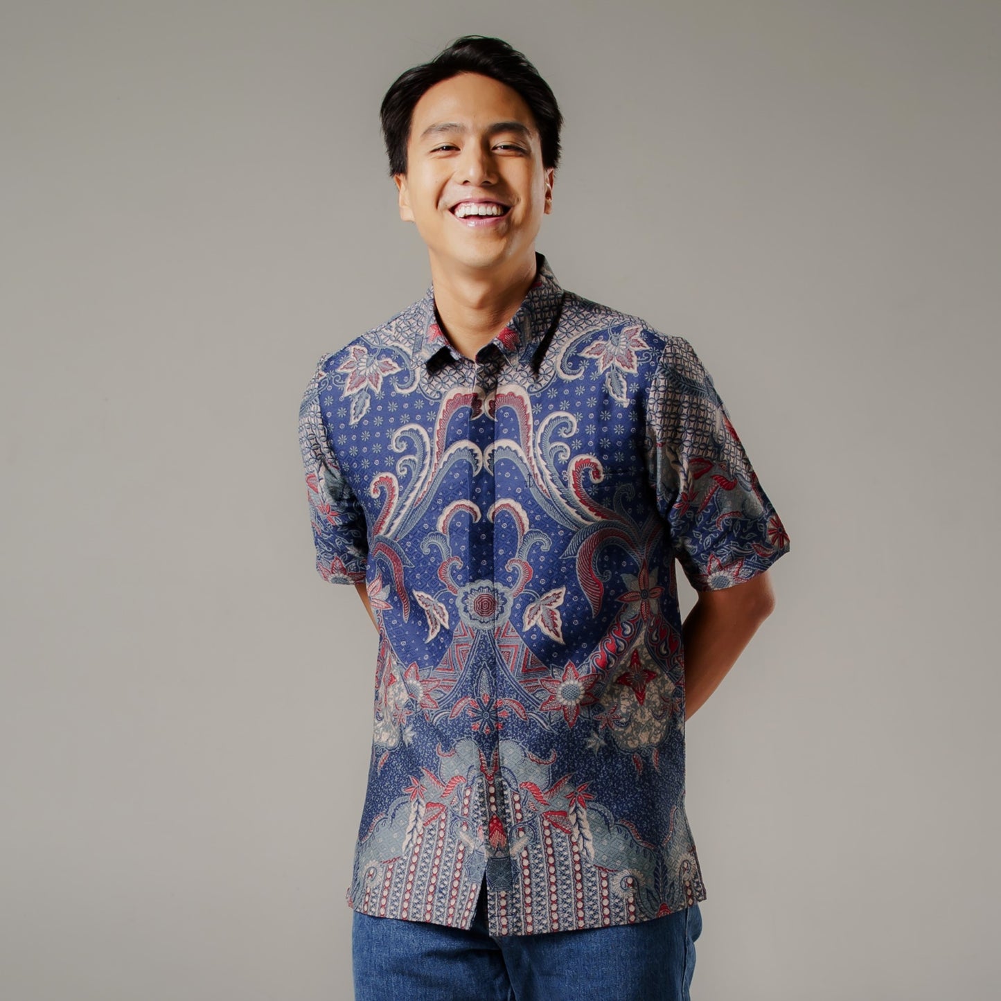 Dharma - Mandalas Kemeja Batik Pria Premium Lengan Pendek