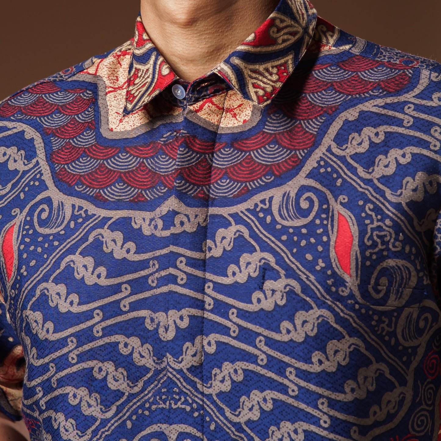 Redrum - Mandalas Kemeja Batik Pria Premium Lengan Pendek