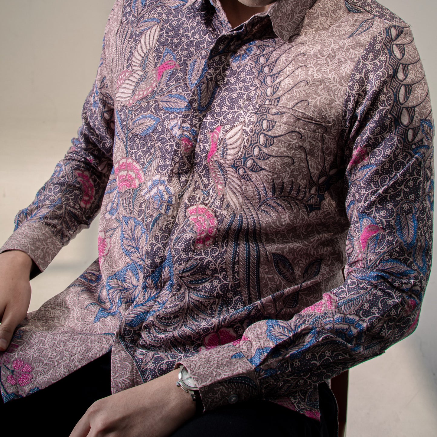 Kirana - Mandalas Kemeja Batik Pria Premium Lengan Panjang