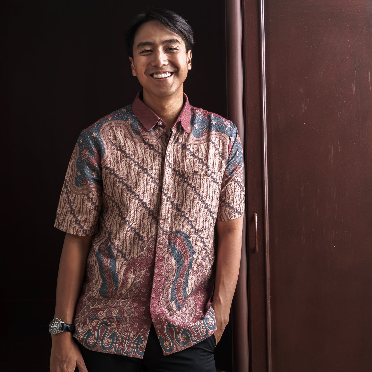 Daran - Mandalas Kemeja Batik Pria Premium Lengan Pendek