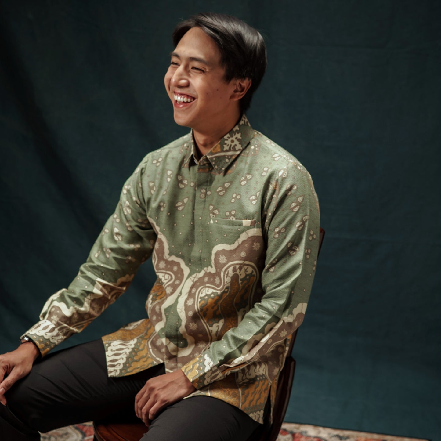 Antaral - Mandalas Kemeja Batik Pria Premium Lengan Panjang