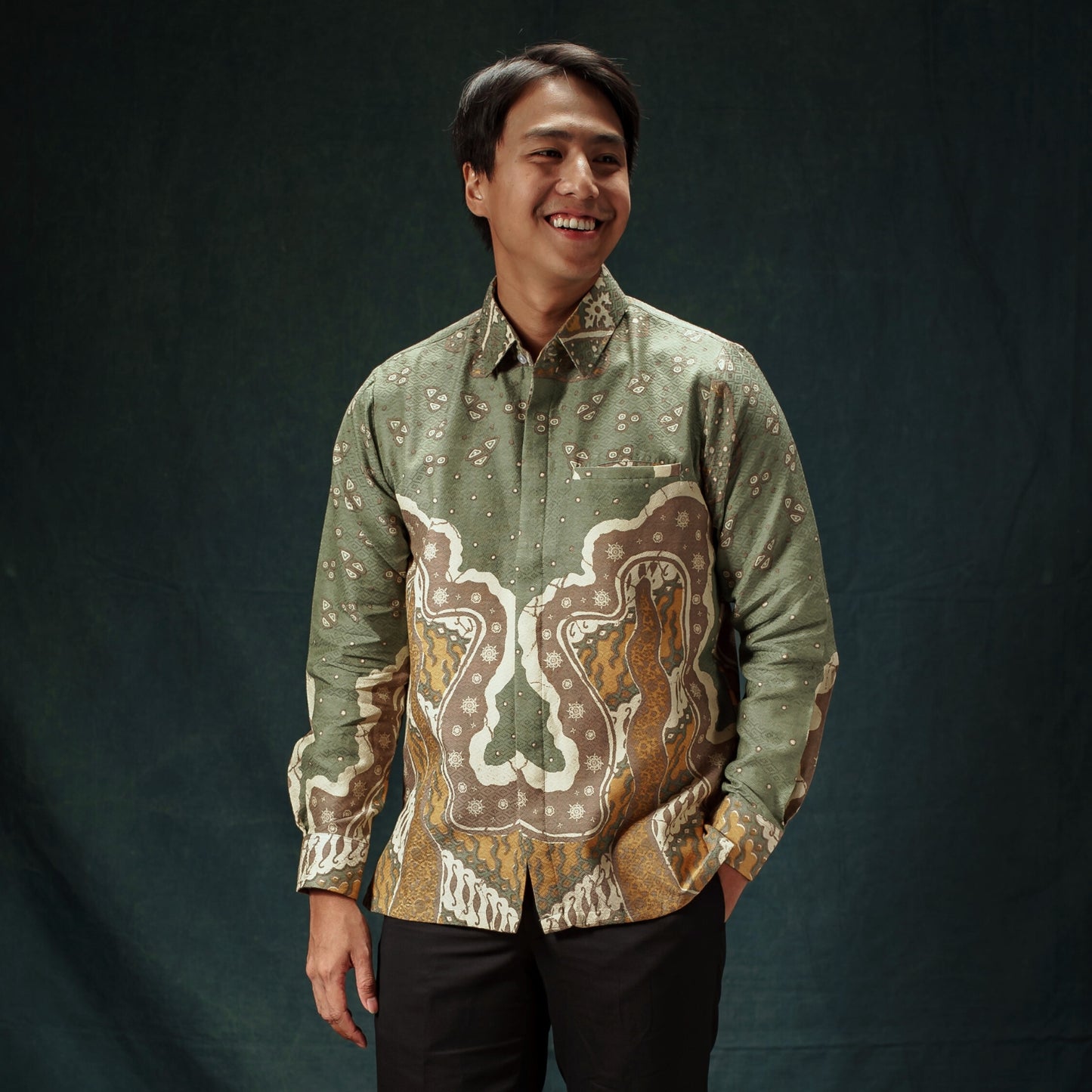 Antaral - Mandalas Kemeja Batik Pria Premium Lengan Panjang