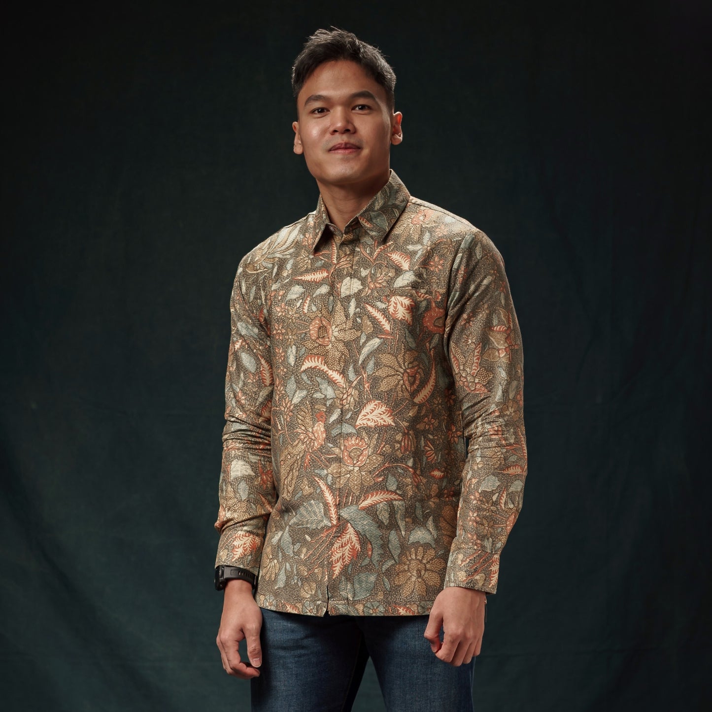 Aruna - Mandalas Kemeja Batik Pria Premium Lengan Panjang