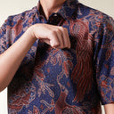 Ginia - Mandalas Kemeja Batik Pria Premium Lengan Pendek - Mandalas