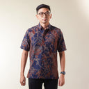 Ginia - Mandalas Kemeja Batik Pria Premium Lengan Pendek - Mandalas