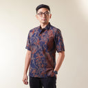 Ginia - Mandalas Kemeja Batik Pria Premium Lengan Pendek - Mandalas