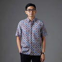 Givani - Mandalas Kemeja Batik Pria Premium Lengan Pendek - Mandalas