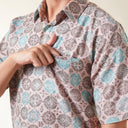 Global - Mandalas Kemeja Batik Pria Premium Lengan Pendek - Mandalas