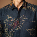 Goldi - Mandalas Kemeja Batik Pria Premium Lengan Panjang - Mandalas