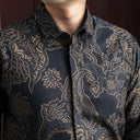 Goldian - Mandalas Kemeja Batik Pria Premium Lengan Panjang - Mandalas