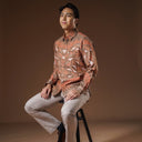 Goras - Mandalas Kemeja Batik Pria Premium Lengan Panjang - Mandalas