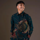 Grande - Mandalas Kemeja Batik Pria Premium Lengan Panjang - Mandalas