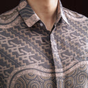 Graval - Mandalas Kemeja Batik Pria Premium Lengan Panjang - Mandalas