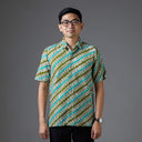 Grina - Mandalas Kemeja Batik Pria Premium Lengan Pendek - Mandalas