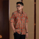 Guparu - Mandalas Kemeja Batik Pria Premium Lengan Pendek - Mandalas