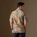 Gurananda - Mandalas Premium Men’s Short Sleeve Batik Shirt - Mandalas