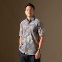 Guraten - Mandalas Premium Men’s Short Sleeve Batik Shirt - Mandalas