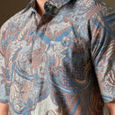 Guraten - Mandalas Premium Men’s Short Sleeve Batik Shirt - Mandalas