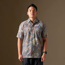 Guraten - Mandalas Premium Men’s Short Sleeve Batik Shirt - Mandalas