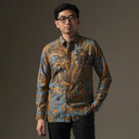 Guravin - Mandalas Kemeja Batik Pria Premium Lengan Panjang - Mandalas