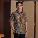 Guravin - Mandalas Kemeja Batik Pria Premium Lengan Pendek - Mandalas