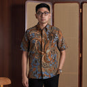 Guravin - Mandalas Kemeja Batik Pria Premium Lengan Pendek - Mandalas