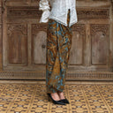 Guravin - Mandalas Set Sarimbit Couple Kemeja Lengan Panjang dan Rok Batik Premium - Mandalas