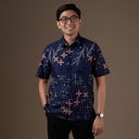 Hanablu - Mandalas Kemeja Batik Pria Premium Lengan Pendek - Mandalas