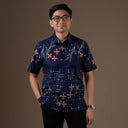 Hanablu - Mandalas Kemeja Batik Pria Premium Lengan Pendek - Mandalas