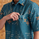 Hanaca - Mandalas Kemeja Batik Pria Premium Lengan Pendek - Mandalas