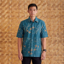 Hanaca - Mandalas Kemeja Batik Pria Premium Lengan Pendek - Mandalas