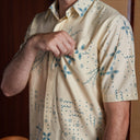 Hanadori - Mandalas Kemeja Batik Pria Premium Lengan Pendek - Mandalas