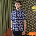 Heblu - Mandalas Kemeja Batik Pria Premium Lengan Pendek - Mandalas
