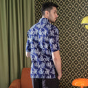Heblu - Mandalas Kemeja Batik Pria Premium Lengan Pendek - Mandalas