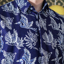 Heblu - Mandalas Kemeja Batik Pria Premium Lengan Pendek - Mandalas