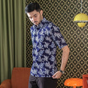 Heblu - Mandalas Kemeja Batik Pria Premium Lengan Pendek - Mandalas