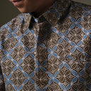 Hejoru - Mandalas Kemeja Batik Pria Premium Lengan Pendek - Mandalas