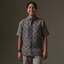 Hejoru - Mandalas Kemeja Batik Pria Premium Lengan Pendek - Mandalas