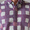 Hieblu - Mandalas Premium Men's Short Sleeve Batik Shirt - Mandalas