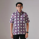 Hieblu - Mandalas Premium Men's Short Sleeve Batik Shirt - Mandalas