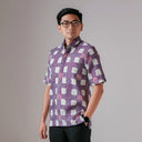 Hieblu - Mandalas Premium Men's Short Sleeve Batik Shirt - Mandalas