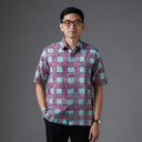 Hiero - Mandalas Kemeja Batik Pria Premium Lengan Pendek - Mandalas