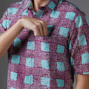 Hiero - Mandalas Kemeja Batik Pria Premium Lengan Pendek - Mandalas