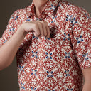 Hikared - Mandalas Kemeja Batik Pria Premium Lengan Pendek - Mandalas