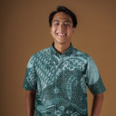 Hila - Mandalas Kemeja Batik Pria Premium Lengan Pendek - Mandalas