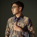 Hiraga - Mandalas Kemeja Batik Pria Premium Lengan Panjang - Mandalas