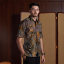 Hutomo - Mandalas Kemeja Batik Pria Premium Lengan Pendek - Mandalas